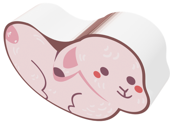 Rabbit Rocking Animal 10.250.74