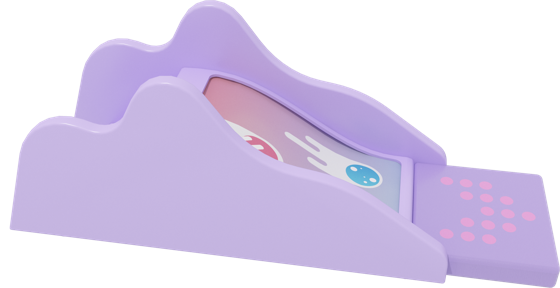 Space Waterfall Slide